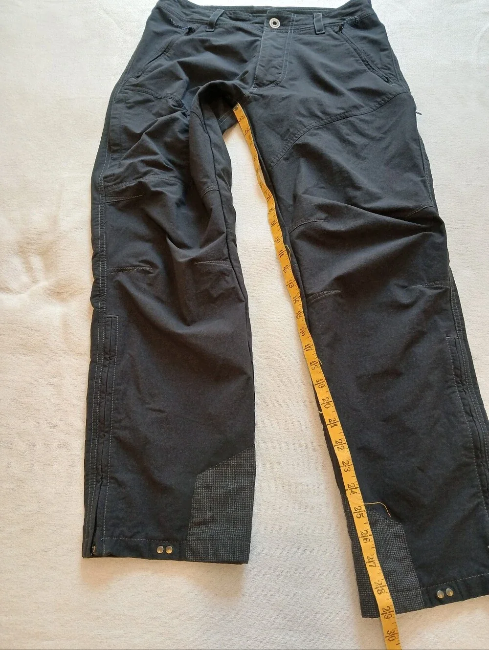 Kuhl 30 x 29 Klash Pants Hiking Performance Gotham Gray Softshell Outdoor
